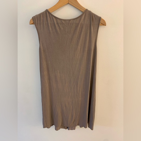 Miss Miss by Valentina soft sleeveless shirt vest/cardigan. Size S/M women’s. - Picture 3 of 4